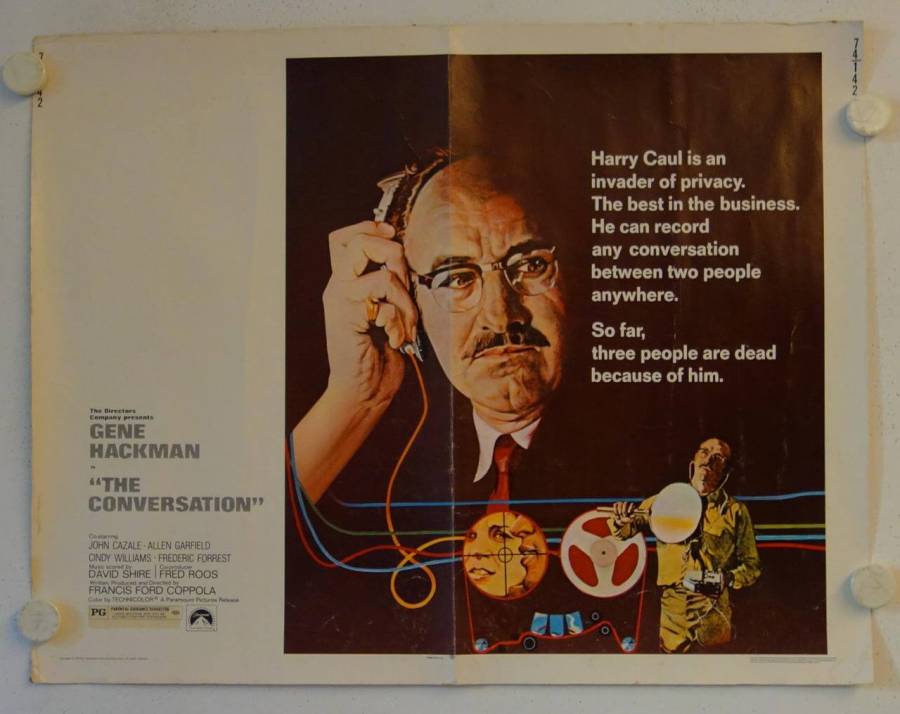 The Conversation original release US Halfsheet movie poster